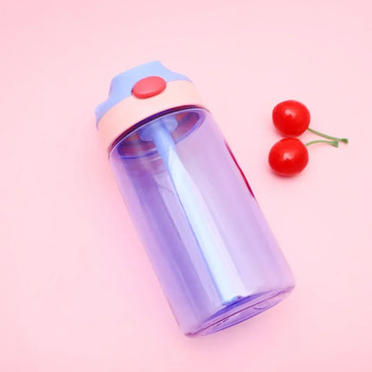 Kids Water Sippy Cup Creative Cartoon Baby Feeding Cups with Straws Leakproof Water Bottles Outdoor Portable Children's Cups