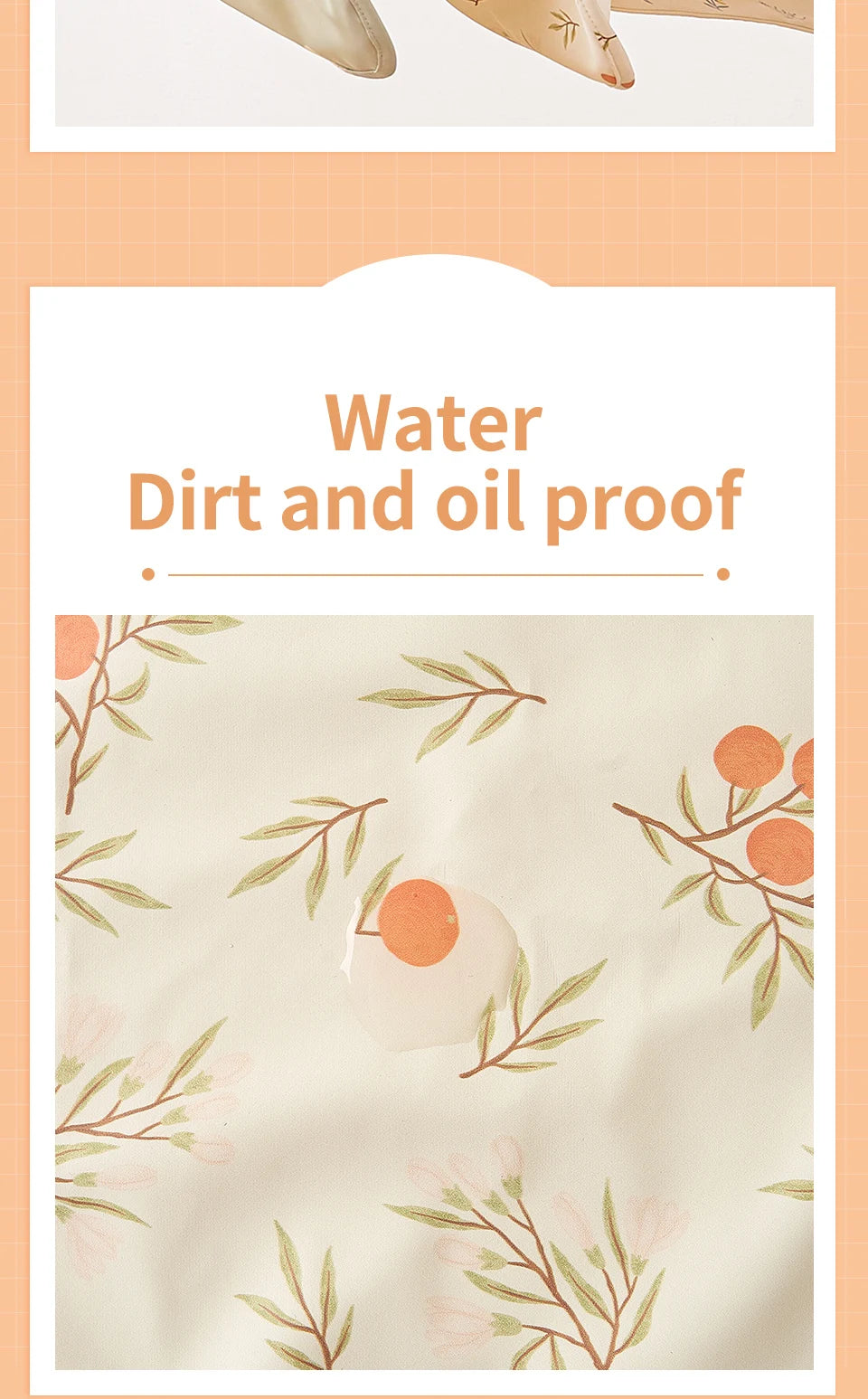 HappyFlute Danish New Style High Qualit PU Fabric Cute Waterproof Long Sleeves Snap Overalls Large Pocket Dirty Free Feeding Bib