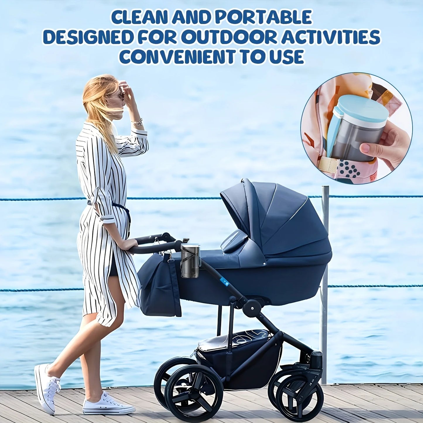 Silicone Portable Bottle Brush Set Travel Nipple Brush Foldable Drying Rack  Baby Feeding Cleaning Kit, Dishwasher Safe