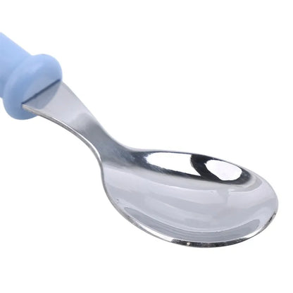 Baby Gadgets Tableware Set Children Utensil Stainless Steel Toddler Dinnerware Cutlery Cartoon Infant Food Feeding Spoon Fork